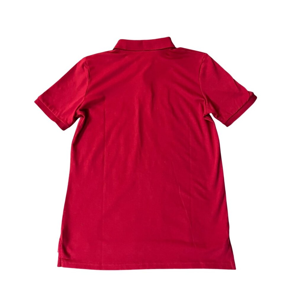 Arizona Boys L 14/16 Red Flex Polo Shirt New No Tags - Picture 4 of 10